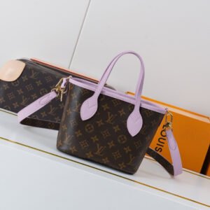Louis Vuitton Neverfull BB Handbag, Monogram Canvas Lilac