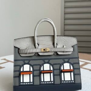 Hermès Birkin 20 Faubourg Gris Limited Edition Gold Hardware