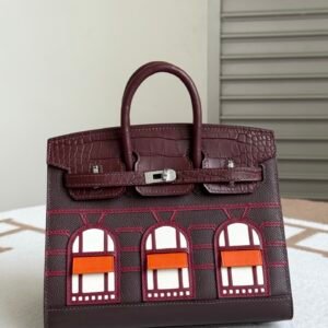 Hermès Birkin 20 Faubourg Bordeaux Limited Edition Silver Hardware