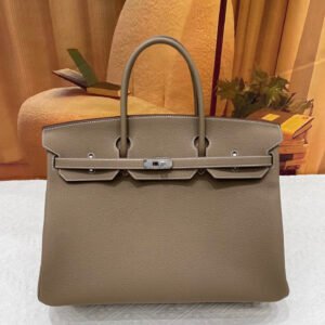 Hermès Birkin 30 Etoupe Togo Silver Hardware