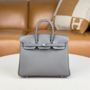 Hermès Birkin 25 Gris Perle Swift Silver Hardware