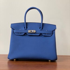 Hermès Birkin 30 Bleu Cobalt Togo Silver Hardware