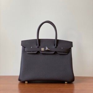 Hermès Birkin 30 Ebene Togo Gold Hardware