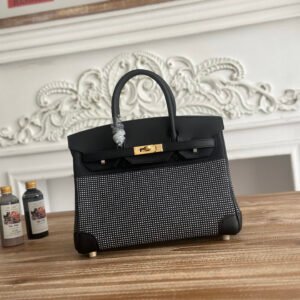 Hermès Birkin 25 Toile H Canvas Swift Gold Hardware