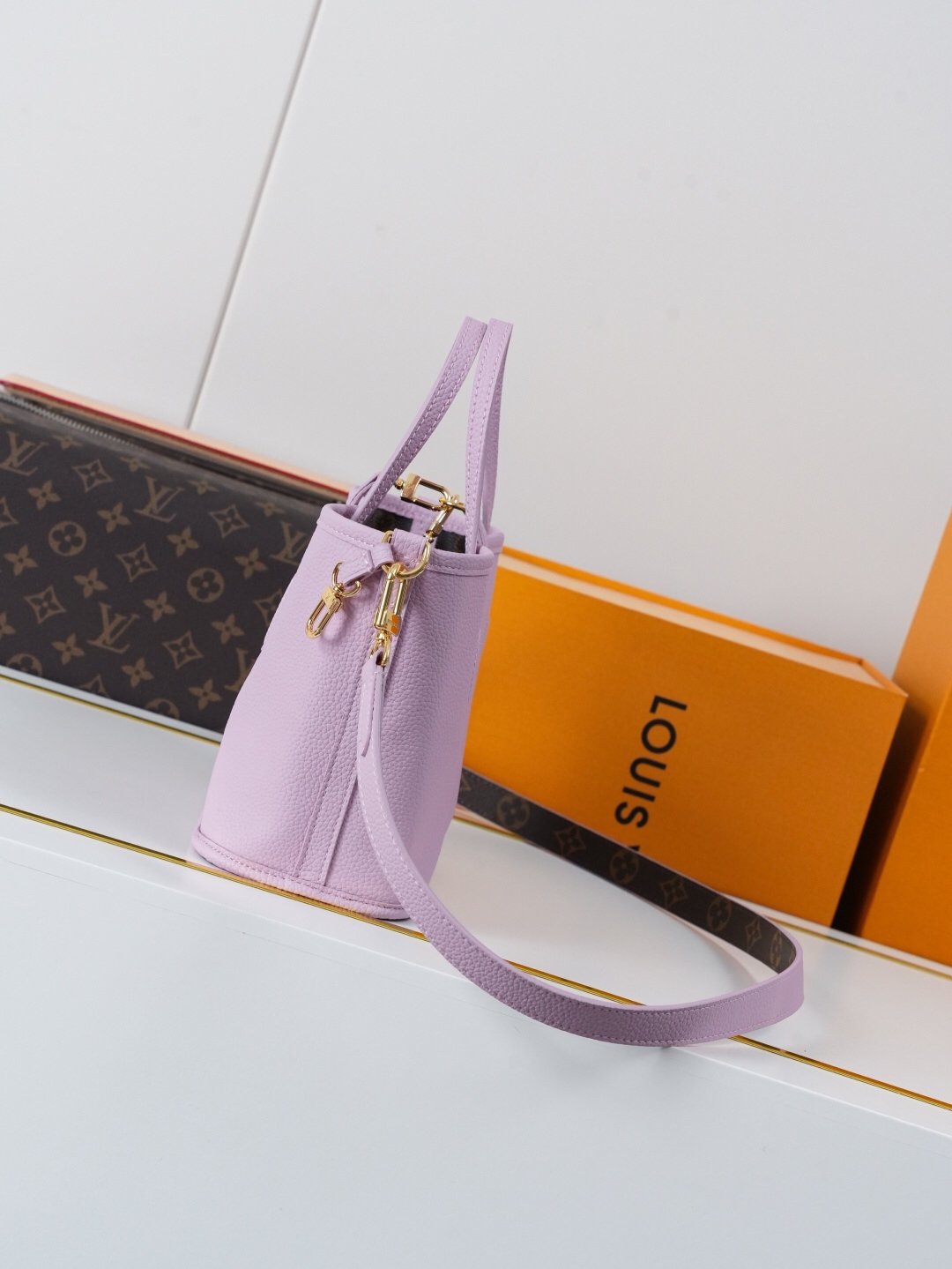 Louis Vuitton Neverfull BB Handbag, Monogram Canvas Lilac - 图片 4