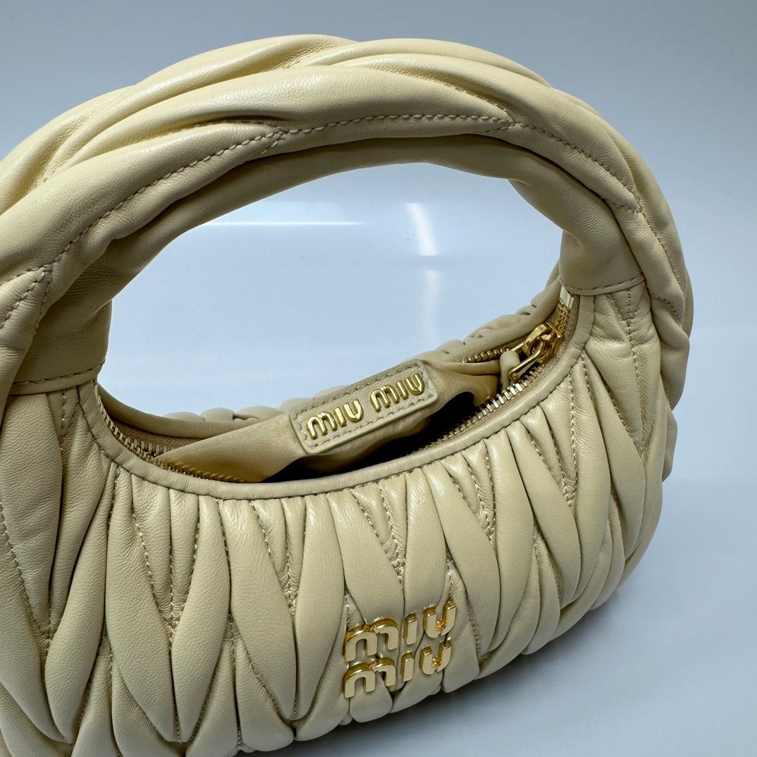 (Butter)MiuMiu Wander Hobo Folded Bag - 图片 6