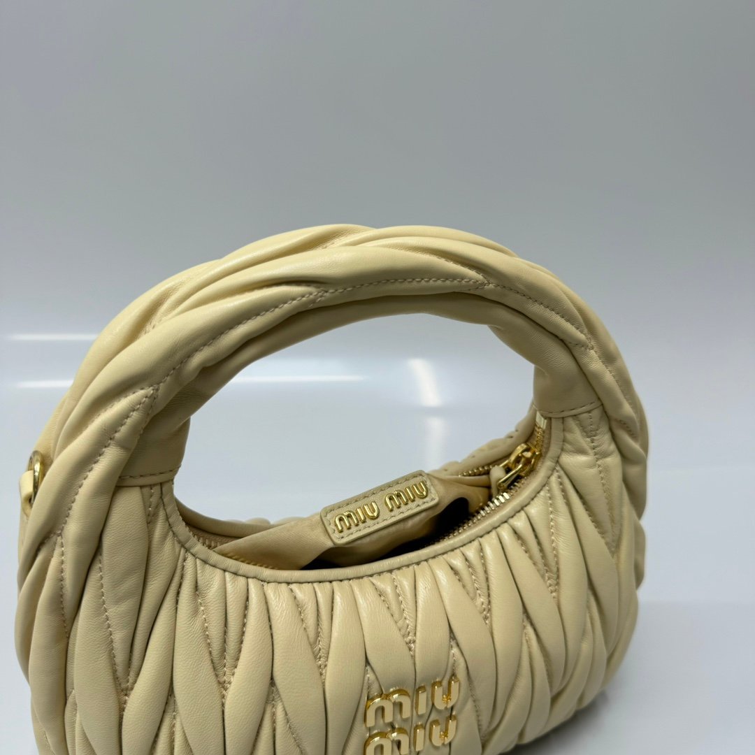 (Butter)MiuMiu Wander Hobo Folded Bag - 图片 7