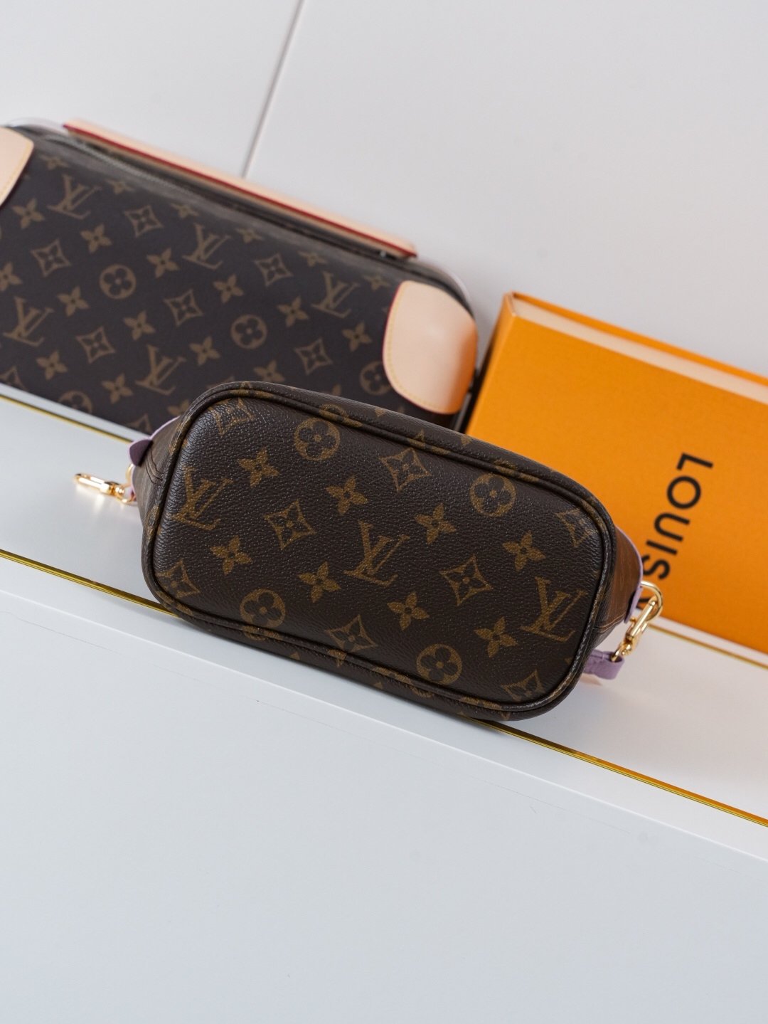 Louis Vuitton Neverfull BB Handbag, Monogram Canvas Lilac - 图片 7