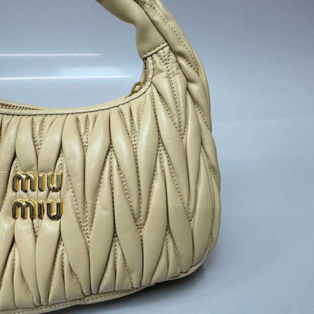 (Butter)MiuMiu Wander Hobo Folded Bag - 图片 8